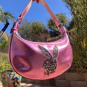 Metallic Y2K Playboy Bag